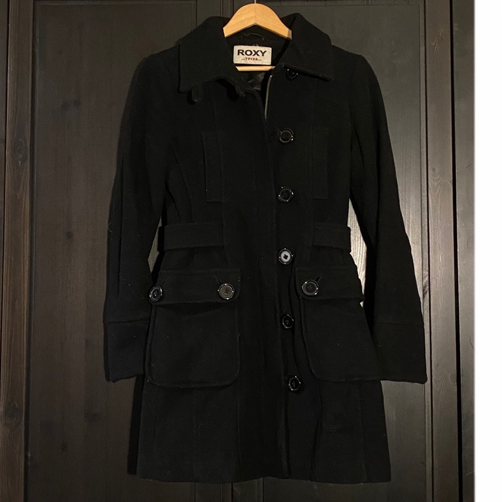 Roxy Wool Pea Coat